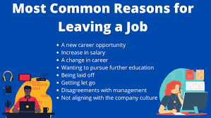 Reasons To Leave A Job